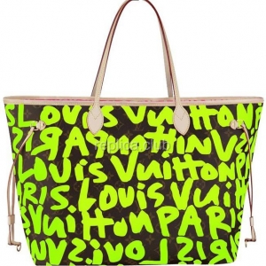 Louis Vuitton Monogram Graffiti Neverfull Gm Pm Handtasche M93703 Replica